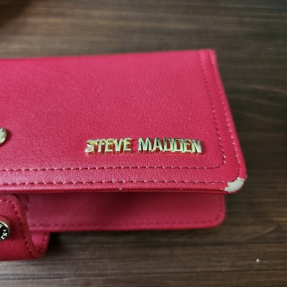 Red Steve Madden Mini Backpack Purse Set - Picture 5 of 11